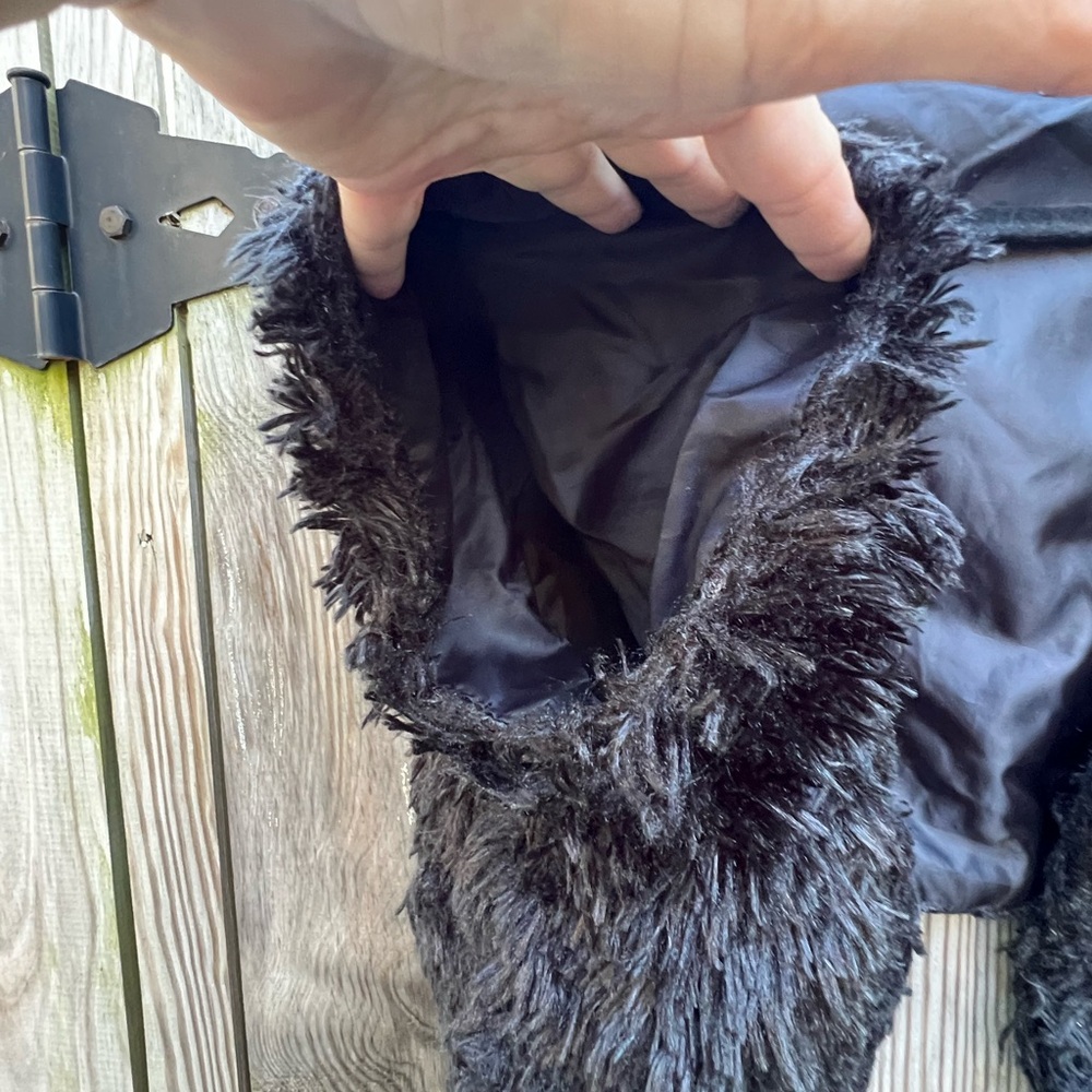 NY COLLECTION Faux Fur Short Shawl jacket Women’s XL - Picture 3 of 8